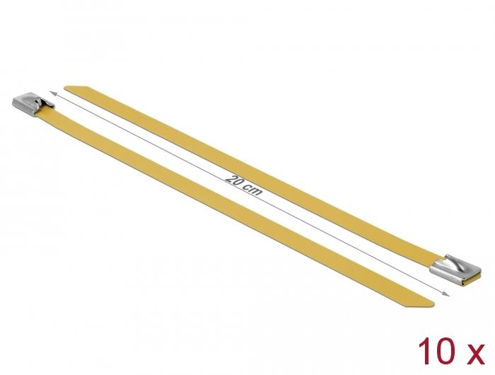 Tie-Wrap - 200 mm - Geel - Delock