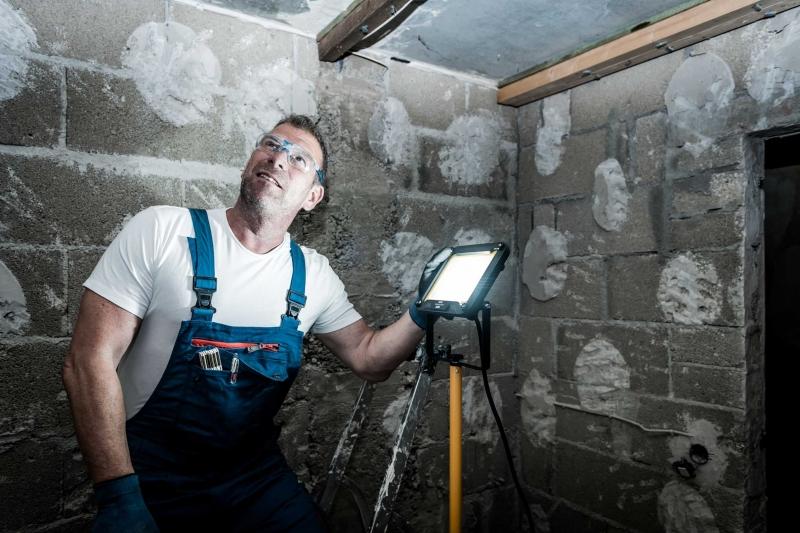 Bouwlamp op statief - LED - Brennenstuhl