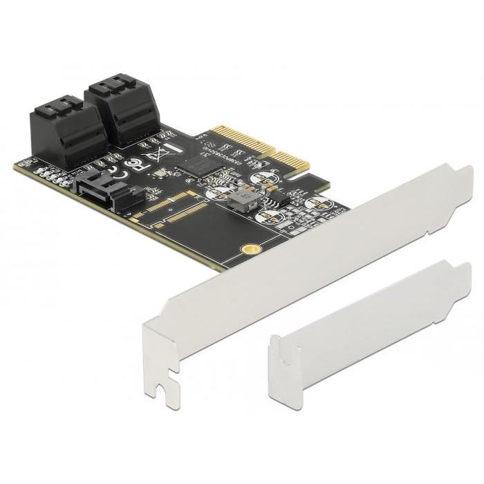 Delock 5-poorts SATA PCI Express x4 kaart - Laag profiel - Delock