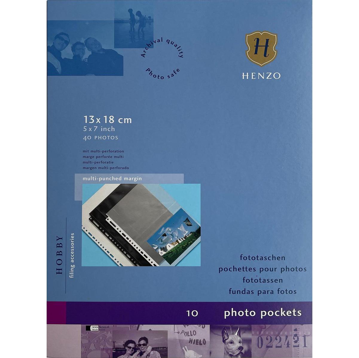10Photosheets 13x18 white - Henzo