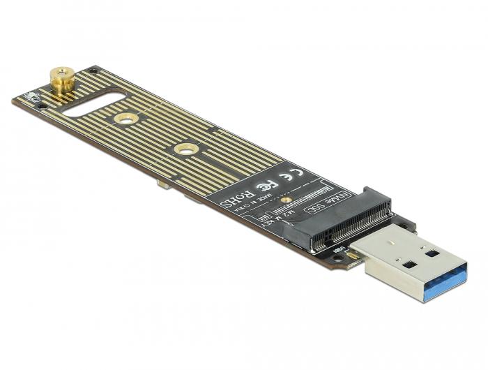 Delock Converter voor M.2 NVMe PCIe SSD met USB 3.1 Gen 2 - Delock