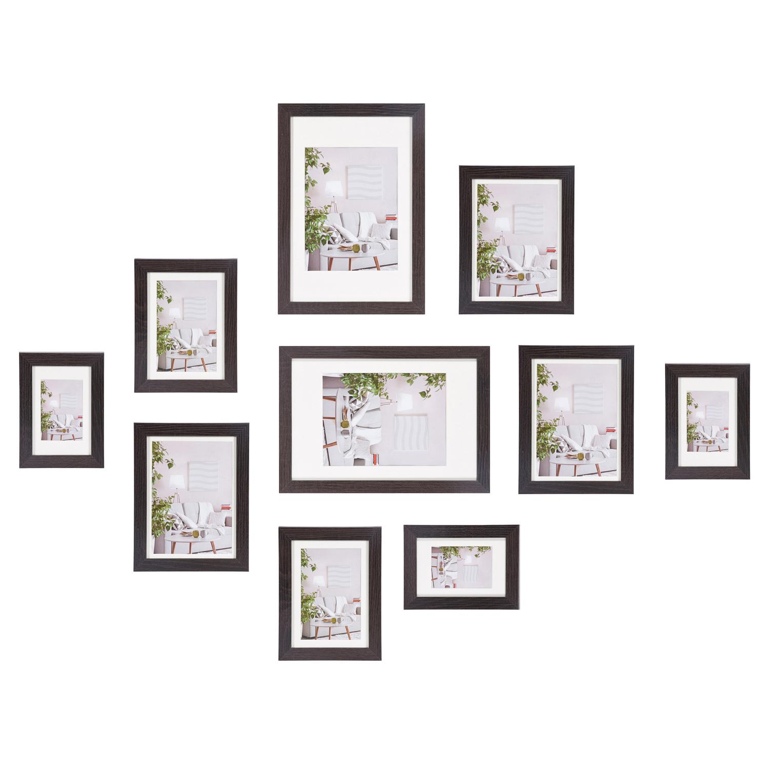 Modern I wallset multi dbrown - Henzo