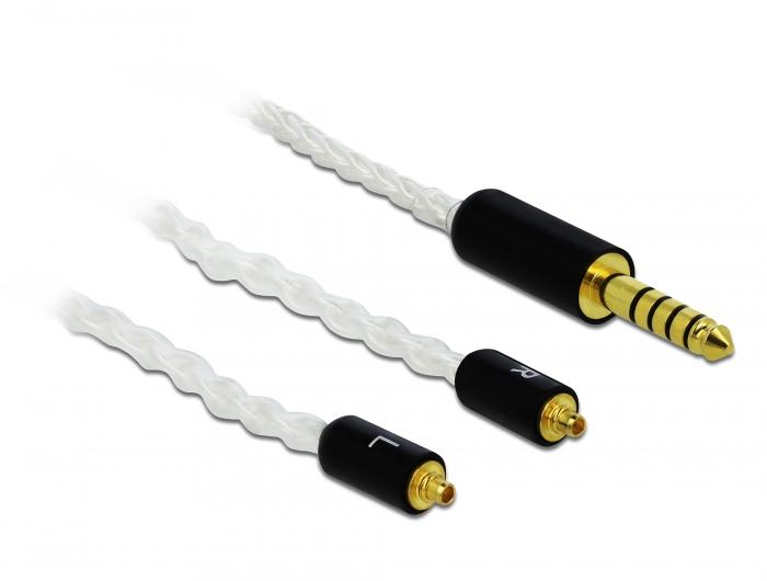 Delock Audiokabel 4,4 mm 5-polige jackplug naar 2 x MMCX-stekker 1,20 m - Delock