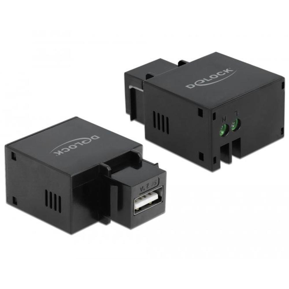 USB A naar 2‑pins aansluitblok keystone - Delock