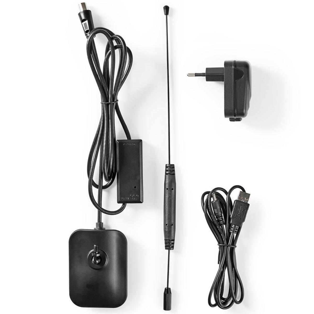 NEDIS aktív beltéri DVB-T T2 antenna FM UHF VHF vételi tartomány 0-25 k