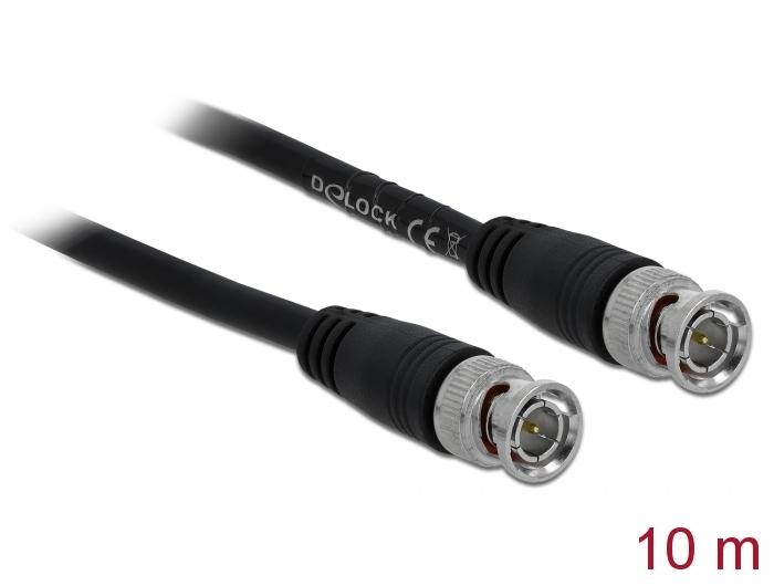 Delock Kabel BNC-stekker naar BNC-stekker 10 m - Delock