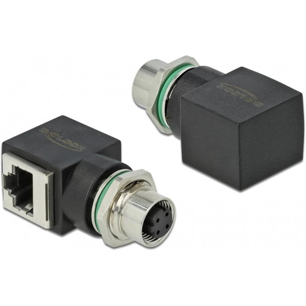 M12 naar RJ45 adapter - Delock