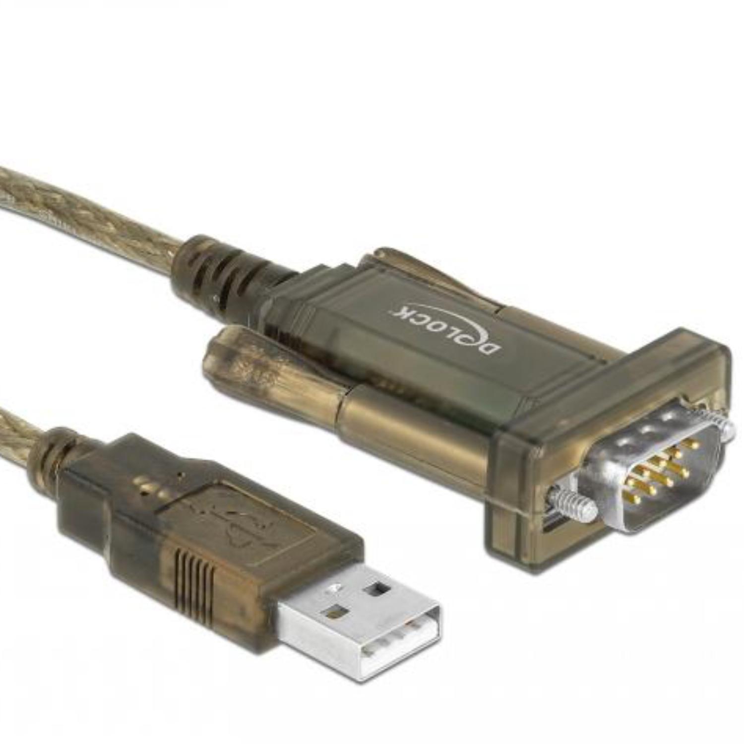 Delock Adapter USB 2.0 Type-A > 1 x Seriële DB9 RS-232 - Delock