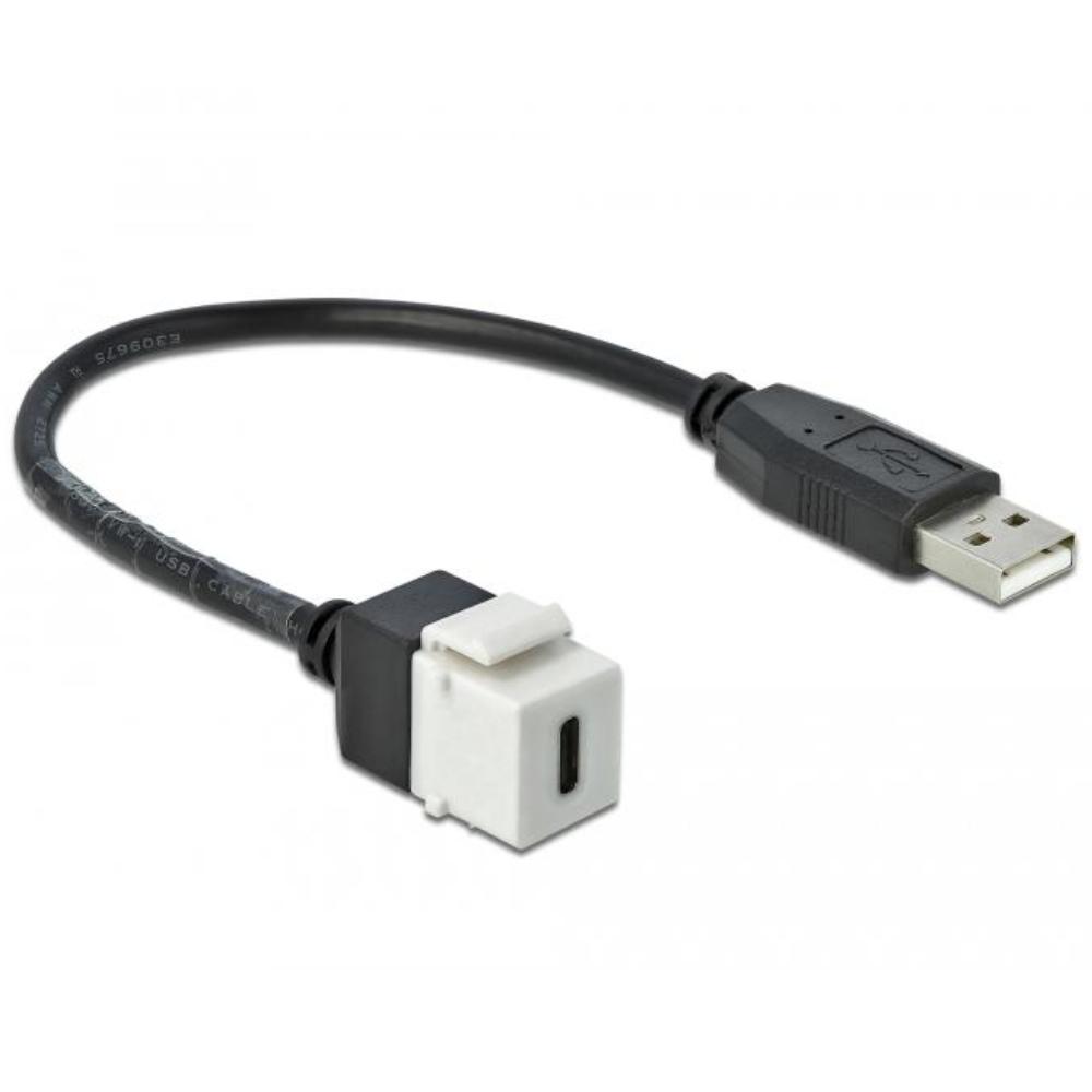 USB A naar C keystone - Delock