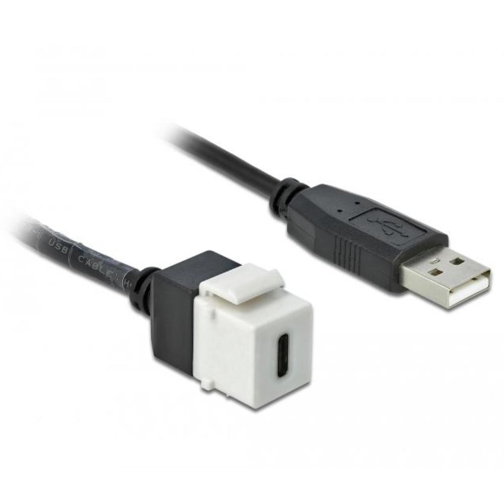 USB A naar C keystone - Delock