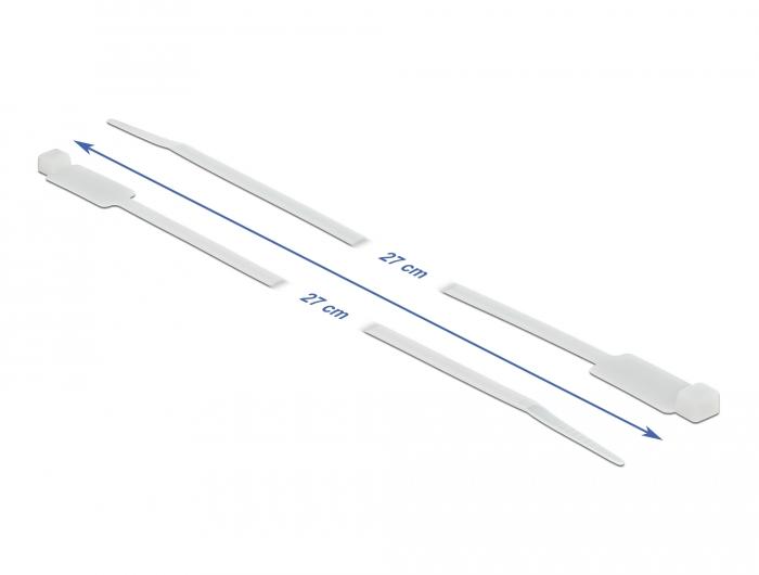 Tie-Wrap - 270 mm - Wit - Delock