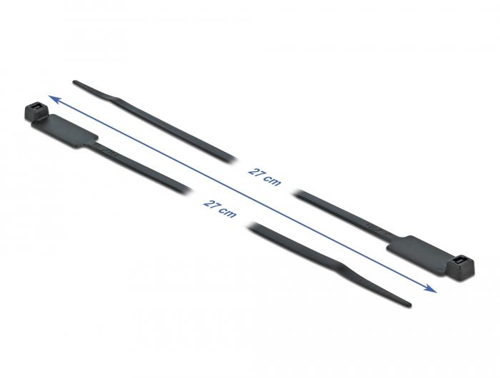 Tie-Wrap - 270 mm - Zwart - Delock