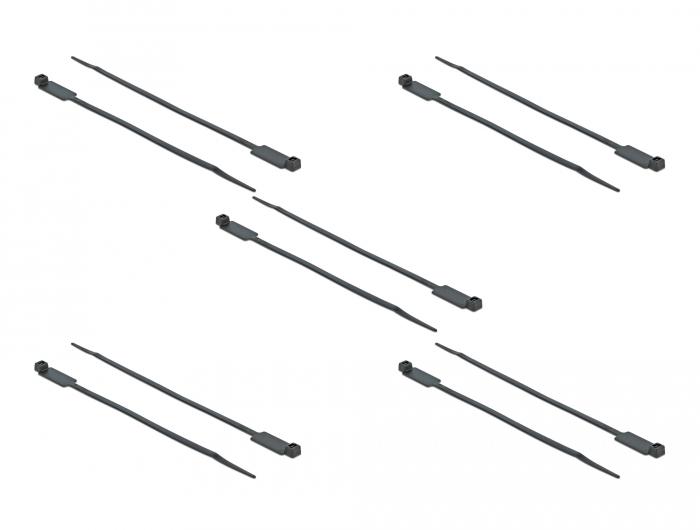 Tie-Wrap - 270 mm - Zwart - Delock