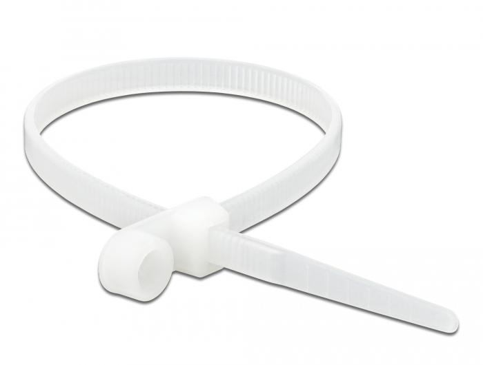 Tie-Wrap - 200 mm - Wit - Delock