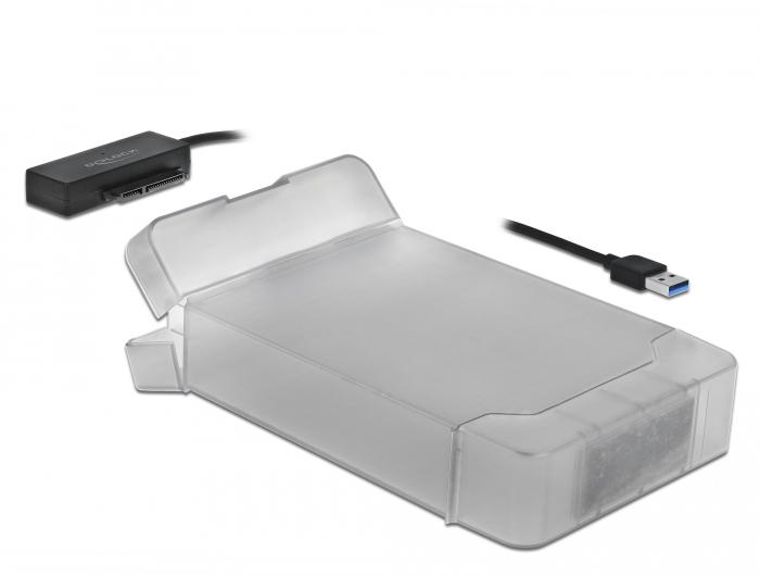 Delock USB Type-A naar SATA Converter met 3.5″ beschermhoes - Delock