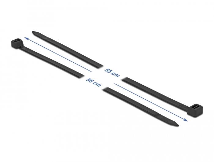 Tie-Wrap - 550 mm - Zwart - Delock