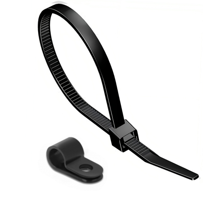Tie-Wrap - 200 mm - Zwart - Delock