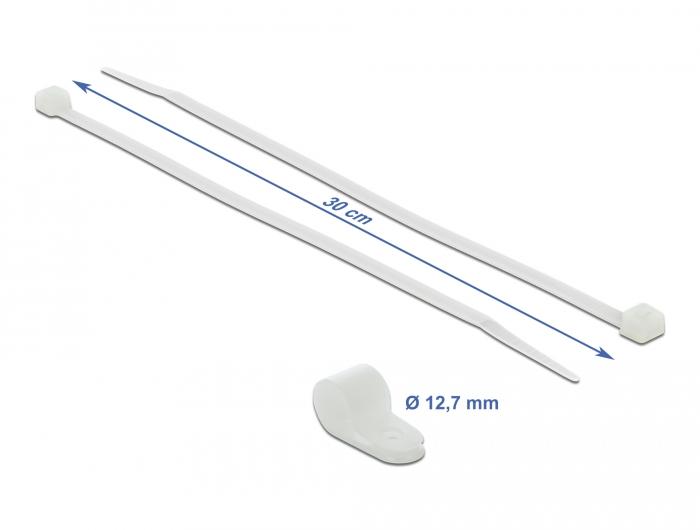 Tie-Wrap - 300 mm - Wit - Delock