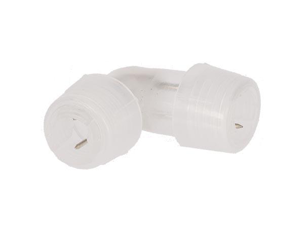 L-CONNECTOR VOOR LICHTSLANGEN EN LED-LICHTSLANGEN - 1 st. - HQ-Power