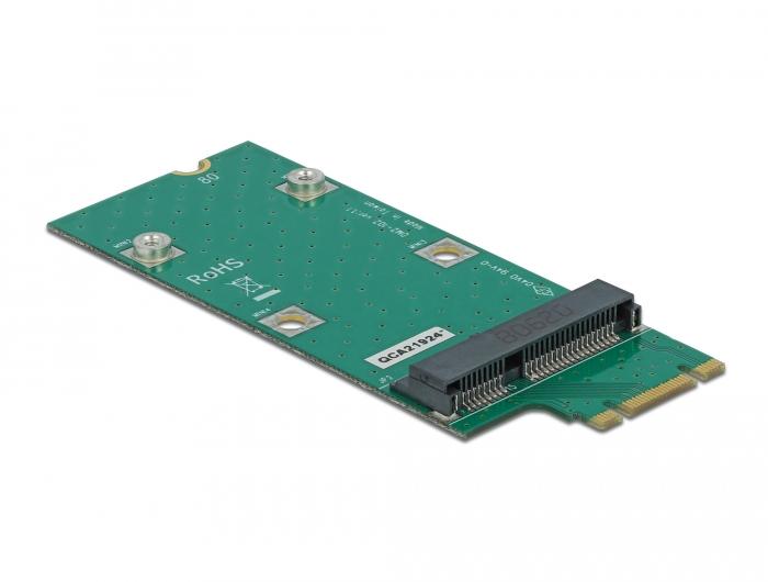 Delock Adapter M.2 Key B+M naar Mini PCIe sleuf (PCIe / USB) - Delock