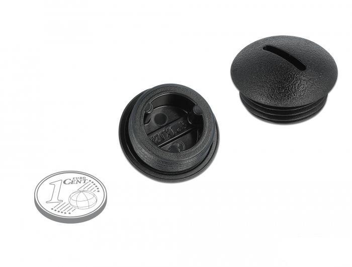 Delock afsluitpluggen M20 x 1,5 zwart 10 stuks - Delock
