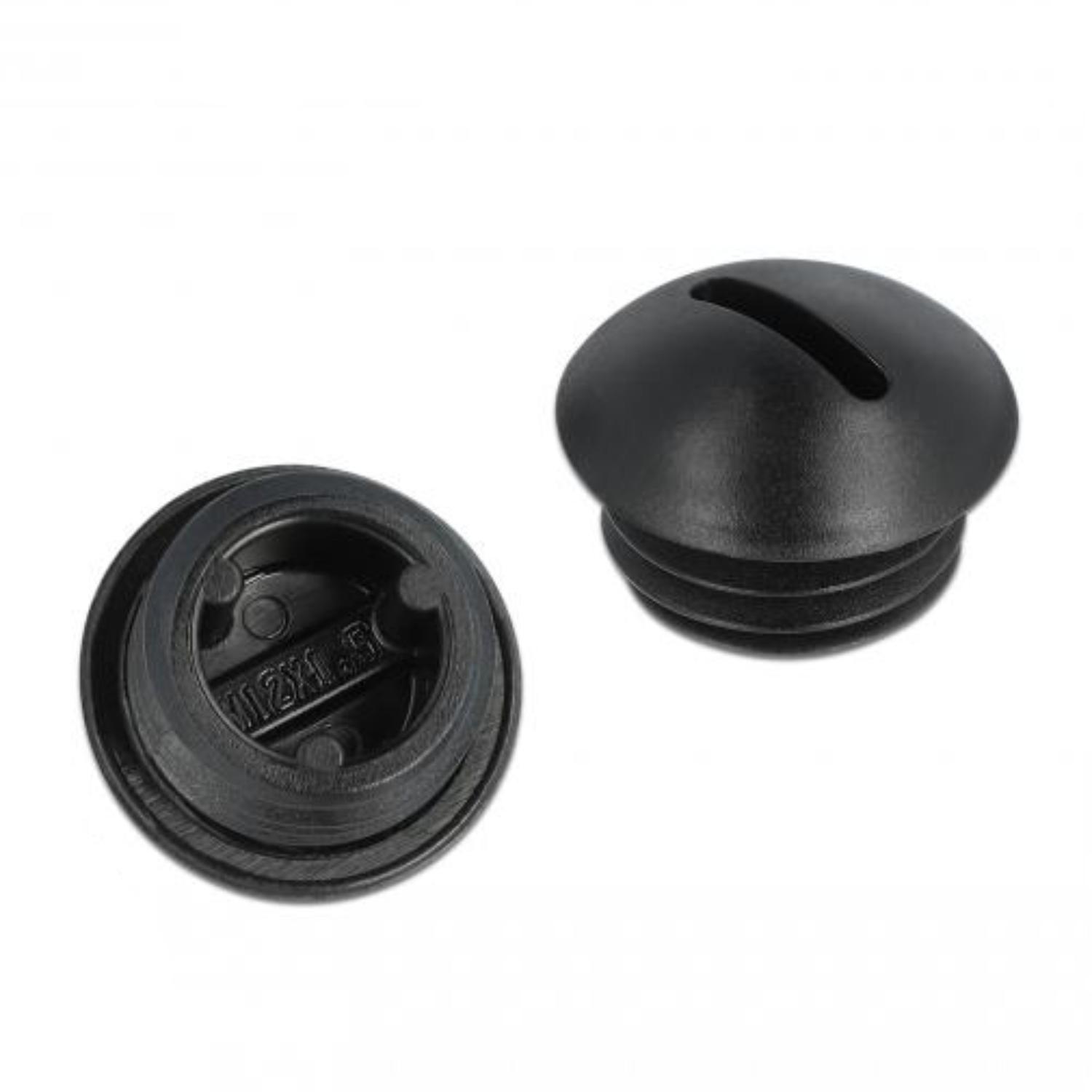 Delock afsluitpluggen M12 x 1,5 zwart 10 stuks - Delock