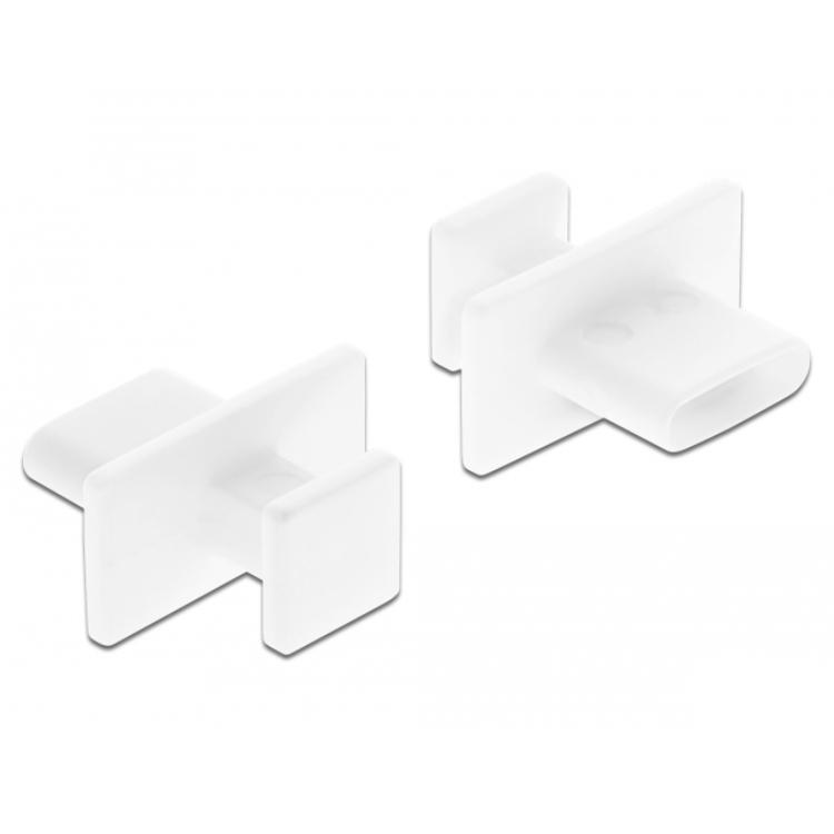 Delock Stofkap voor USB Type-C™ connector met grote greep 10 stuks - Delock