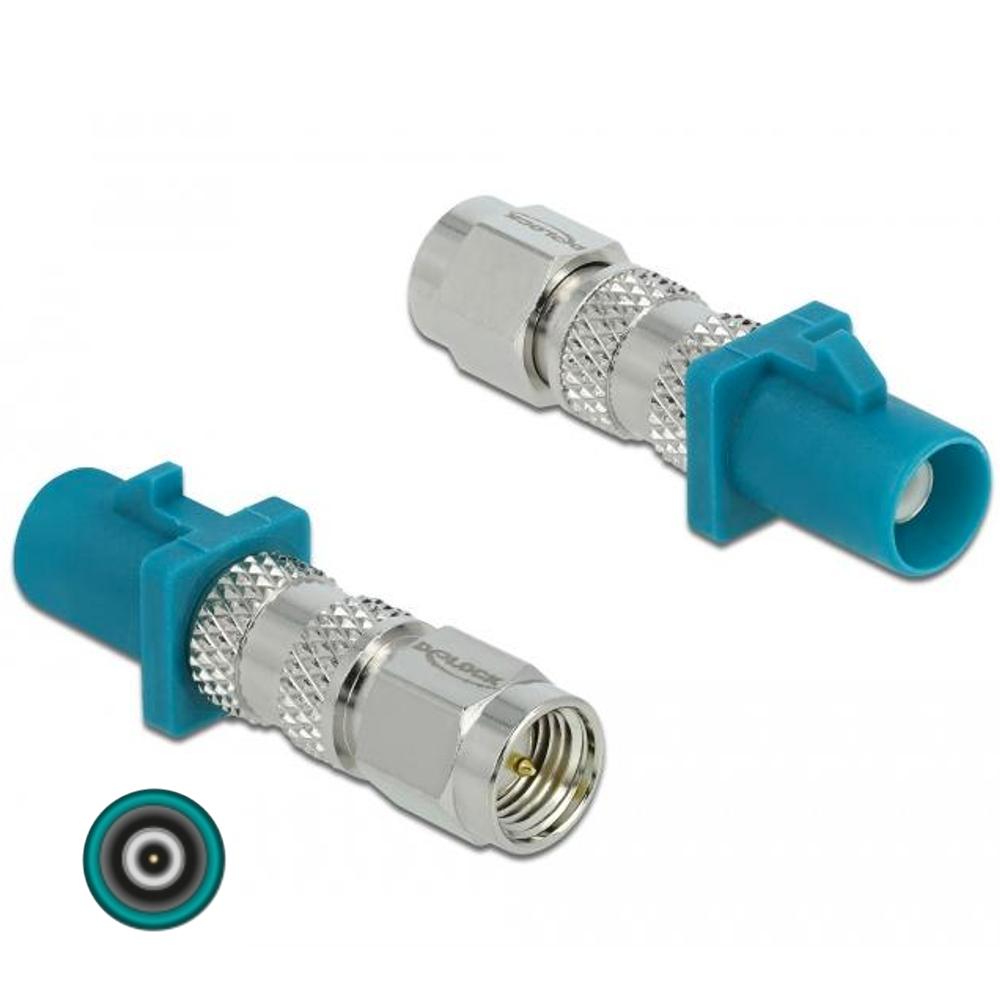 Produktbild von SMA Adapter – N-Buchse Auf SMA-Buchse, 50 Ohm, Vernickelt, 36,5 Mm Länge
