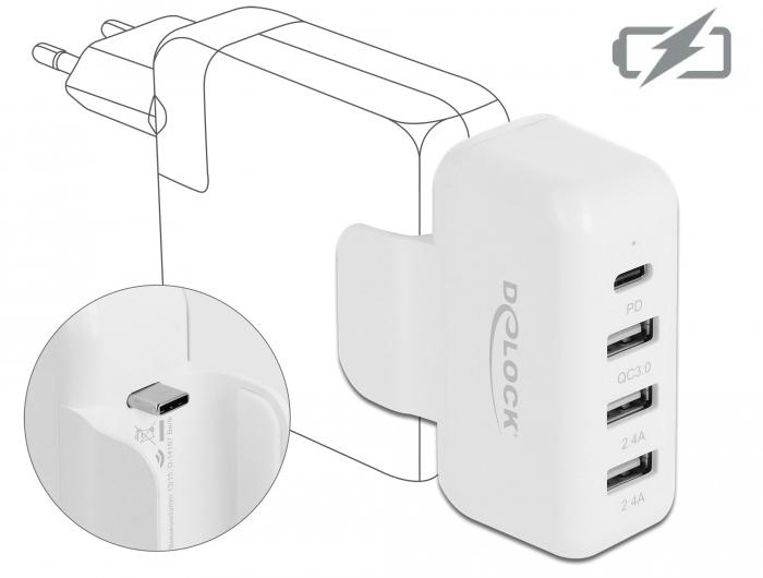Delock Adapter voor Apple-voeding met PD en QC 3.0 - Delock