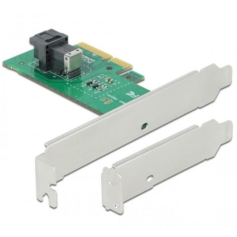 Delock PCI Express x4-kaart naar 1 x interne SFF-8643 NVMe - Laag profiel - Delock