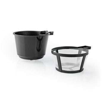 Nedis Eenkops Koffiezetapparaat Nedis 1-kops Koffiezetapparaat - Met Timer En Geïsoleerde Reisbeker (0,4L) Klein Koffieapparaat 0.4L