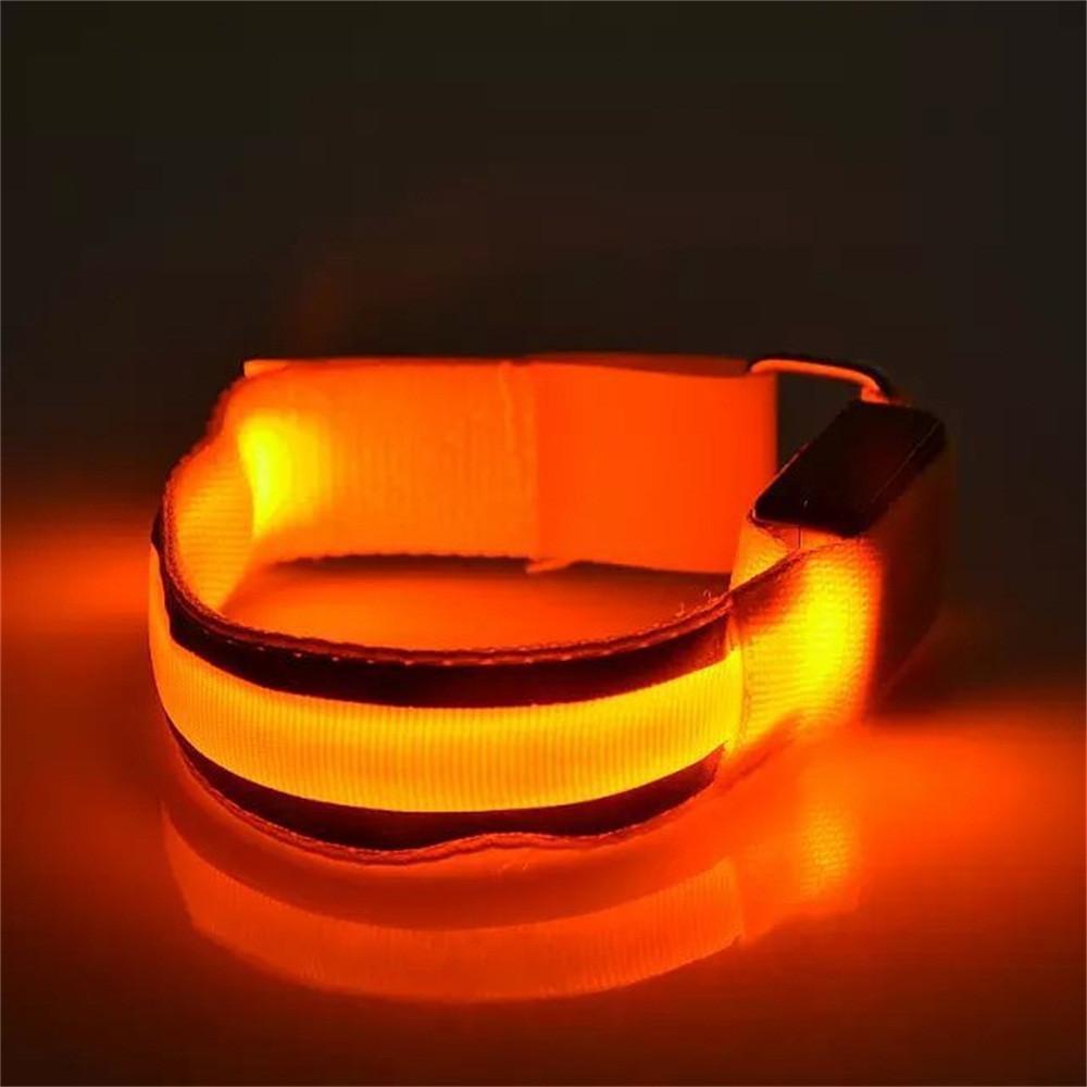 Reflecterende armband met klittenband van 4 cm voor fietsen en hardlopen Reflecterende armband met klittenband van 4 cm voor fietsen en hardlopen