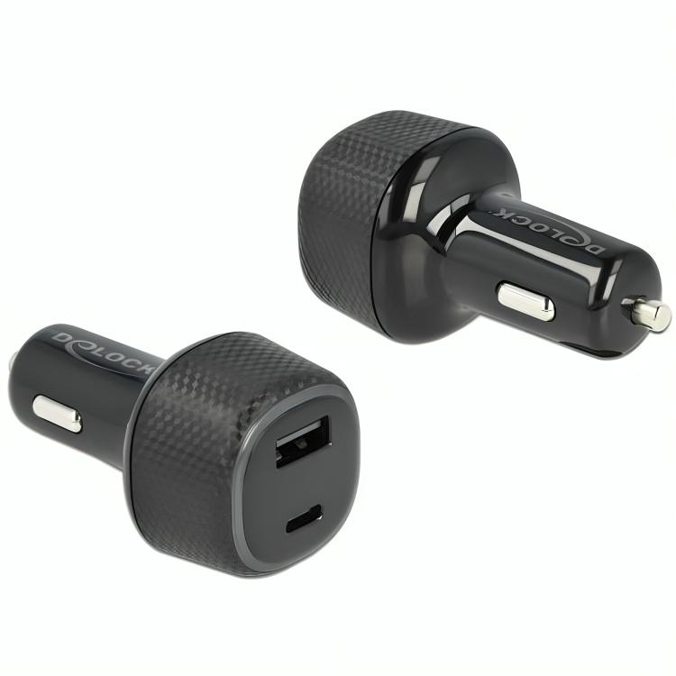 USB C + A autolader - Delock
