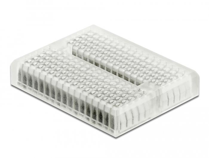 Delock Experimentele Mini-Steekbord 170 contacten transparant - Delock