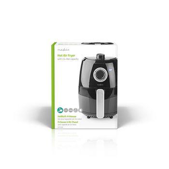 Airfryer 2,4 Liter Timer 30 Min. Zwart - Nedis