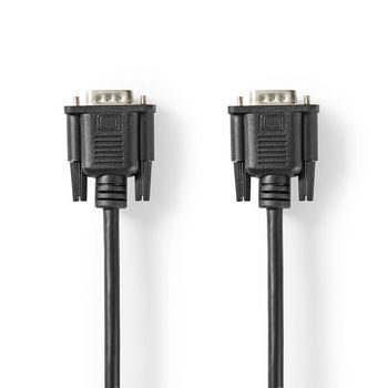 VGA-Kabel VGA Male VGA Male 3,0 m Zwart
