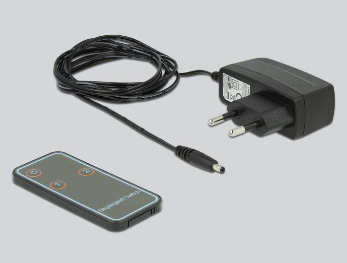 Delock DisplayPort 1.4 Switch 2 x 2 DisplayPort in naar 1 x 2 DisplayPort uit - Delock