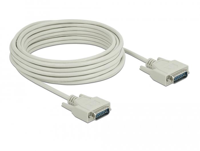 Delock Seriële Kabel Sub-D15 Stekker op Stekker 10 m - Delock