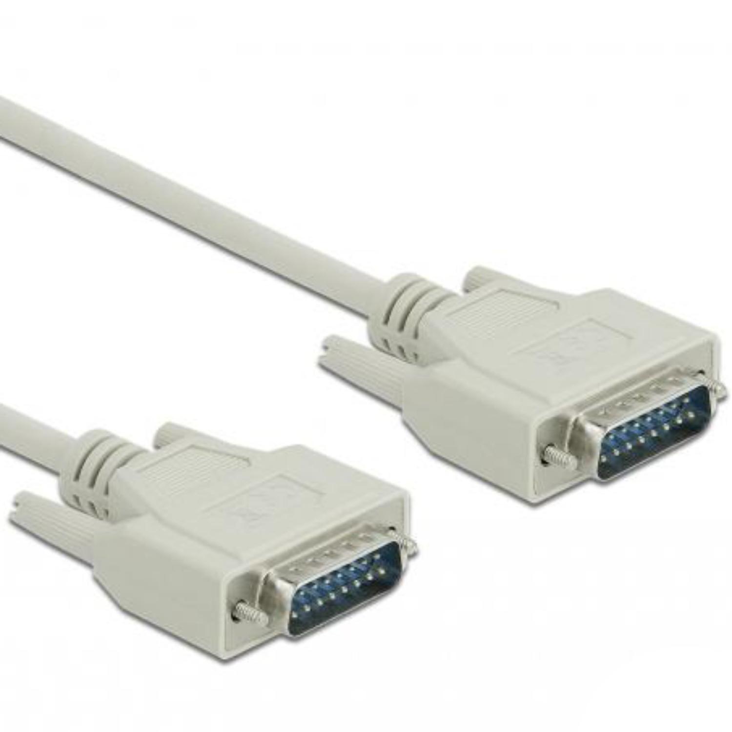 Delock Seriële Kabel Sub-D15 Stekker op Stekker 5 m - Delock