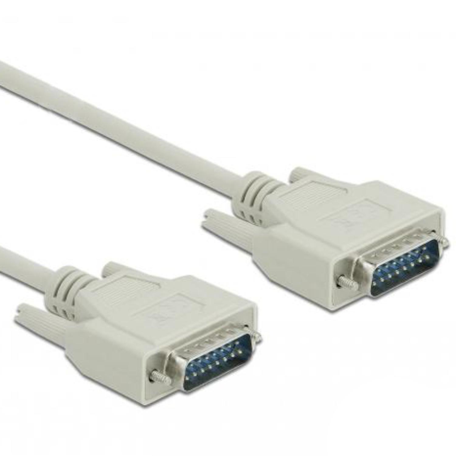 Delock Seriële Kabel Sub-D15 Stekker op Stekker 2 m - Delock