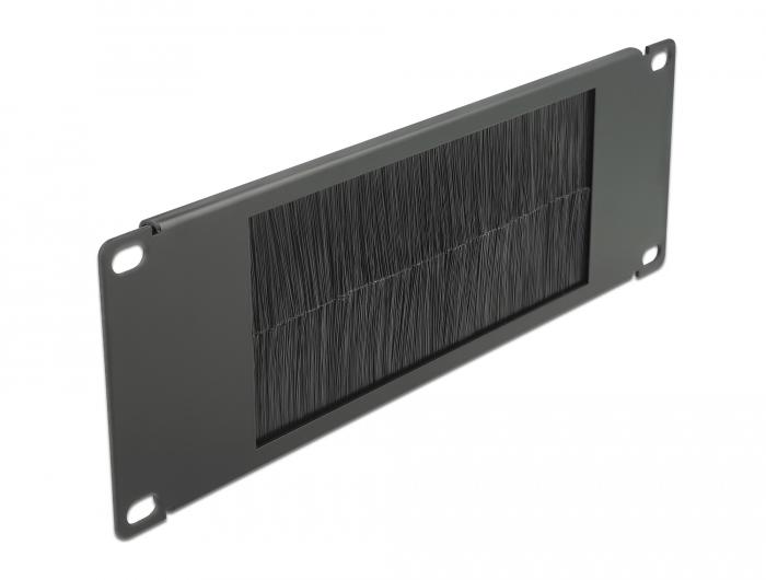 Delock 10 inch Kabelmanagement borstelstrip 2 HE - Delock