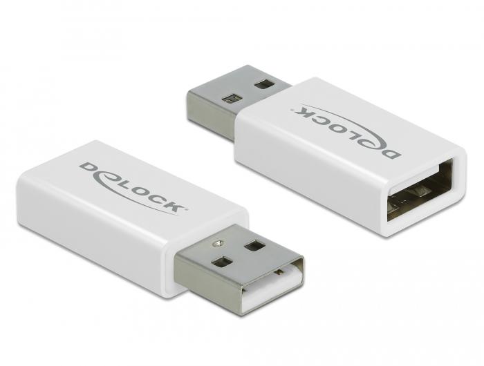Delock USB 2.0 Adapter Type-A Stekker naar Type-A Aansluiting Gegevens B - Delock