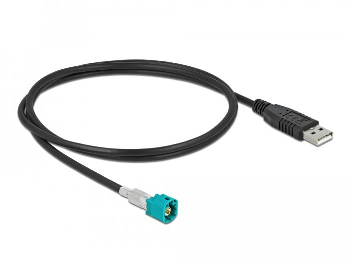 Delock Kabel HSD Z Stekker naar USB 2.0 Type-A Stekker 1 m - Delock