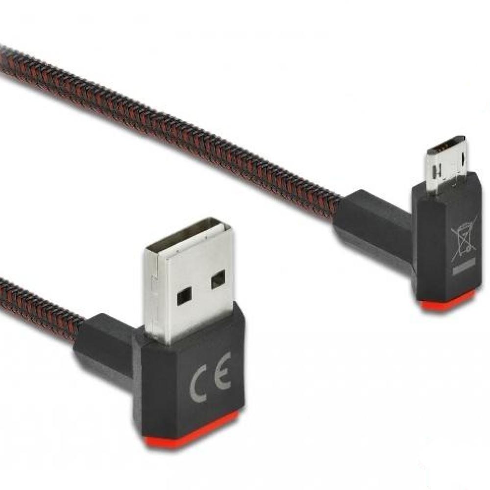 Delock EASY-USB 2.0 Kabel Type A Stekker naar EASY-USB Type Micro-B - Delock