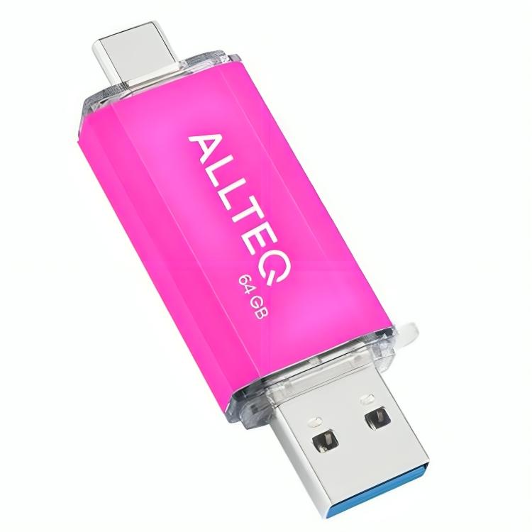 USB 3.1 stick - Roze - 64 GB - Allteq