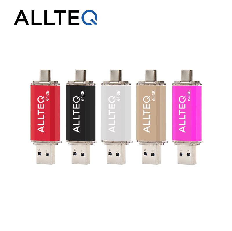 USB C stick - 3.1 - USB 3.1 gen 1, 1: USB C male, Aansluiting 2: USB A male, snelheid: tot 5 Gb/s, Opslagcapaciteit: 64 GB Versie: USB 3.1