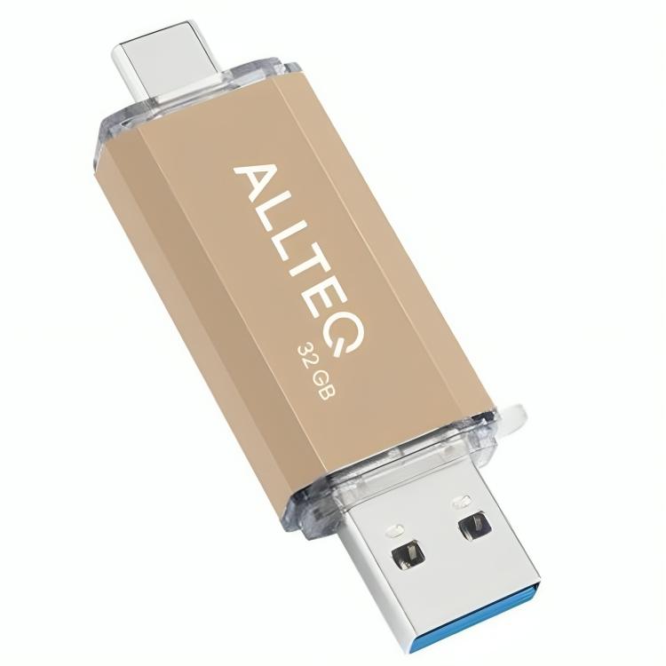 USB 3.1 stick - Goud - 32 GB - Allteq