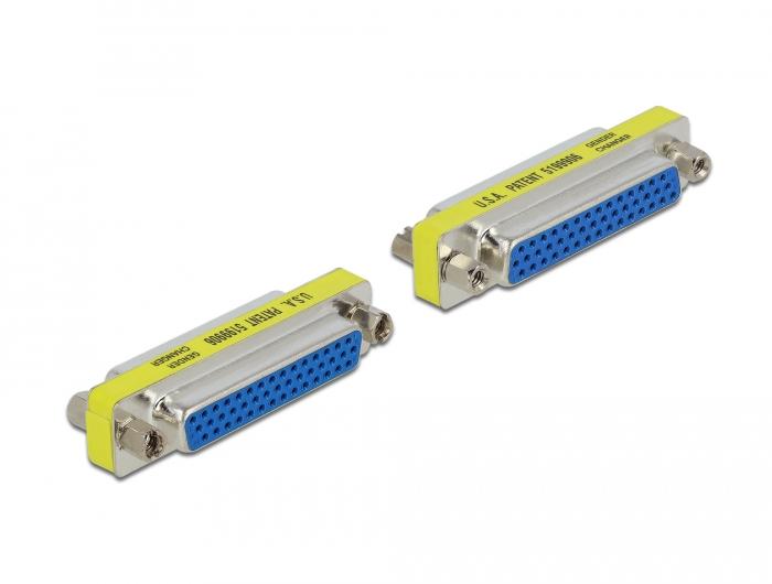 Delock HD/DB 44 Pin Geslachtswisselaar Aansluiting naar Aansluiting - Delock