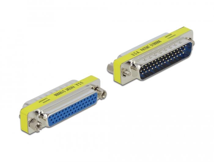 Delock HD/DB 44-polige Stekker-naar-Buchse-Adapter - poortspaarder - Delock
