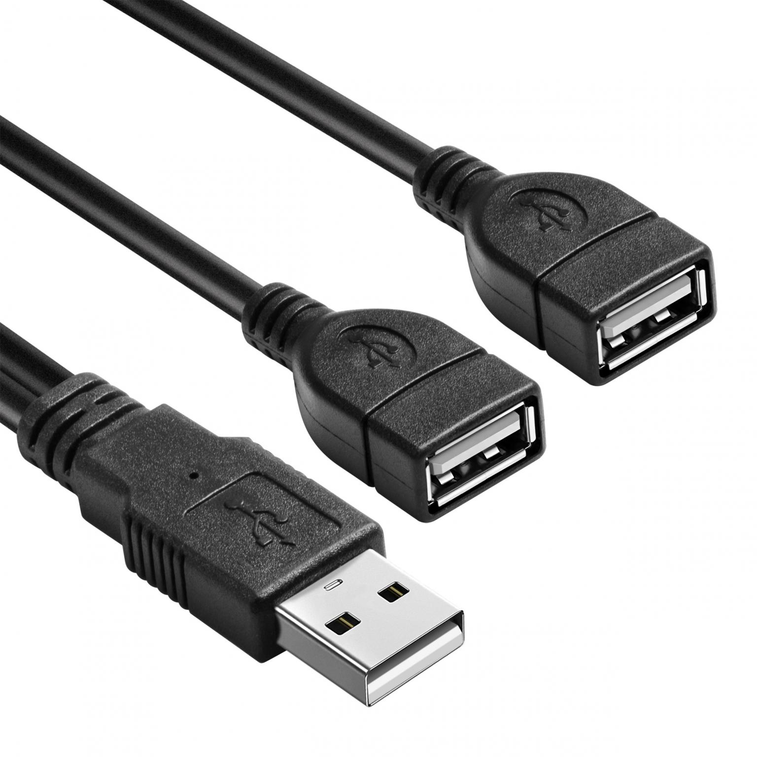 Kauwgom Shetland goochelaar USB 2.0 Hub - 2 USB poorten - Versie: 2.0 Aansluiting 1: USB A male,  Aansluiting 2: 2x USB A female, Voeding: Busgevoed, Kabellengte: 0.3 meter